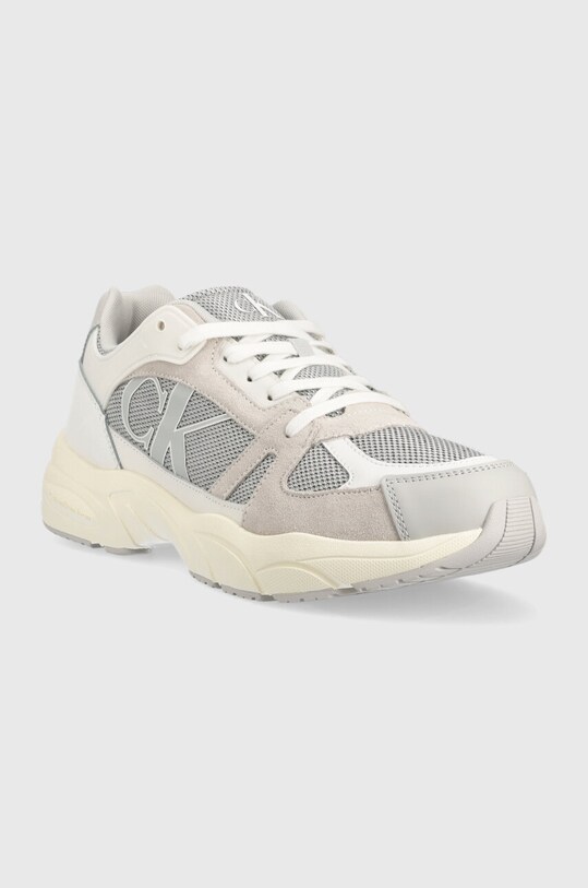 Tenisky Calvin Klein Jeans RETRO TENNIS LACEUP YM0YM00696 šedá AW23
