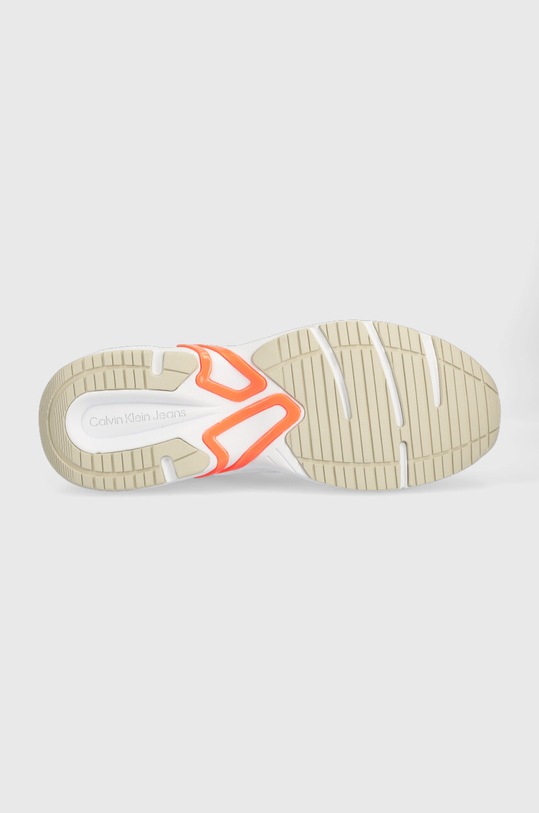 Tenisky Calvin Klein Jeans RETRO TENNIS LACEUP YM0YM00699 bílá