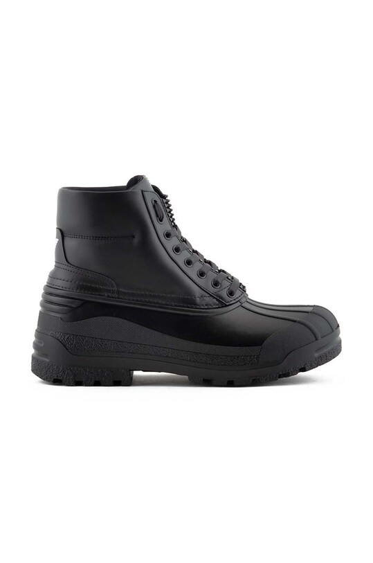 Emporio Armani buty wysokie syntetyczny czarny X4M391.XF741.00002