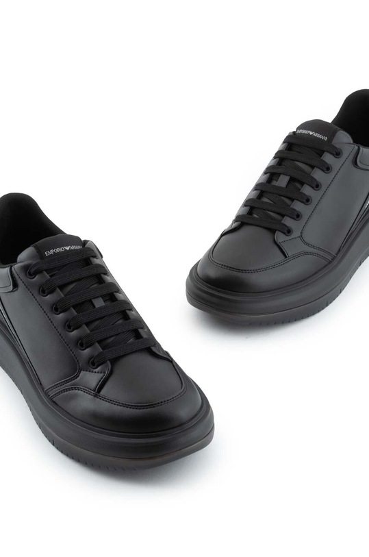 Kožené tenisky Emporio Armani čierna X4X633.XM964.K001