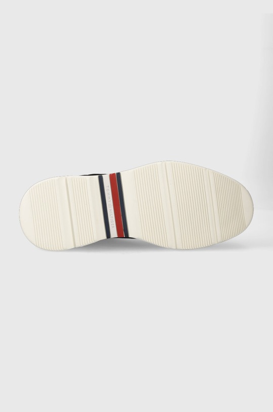 Tenisky Tommy Hilfiger CORE MIX SUEDE HYBRID FM0FM04596 černá