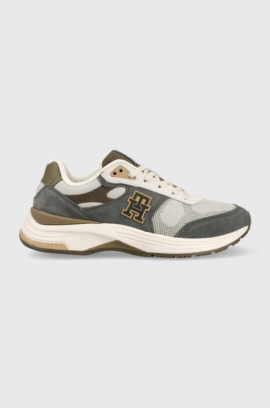 Tommy Hilfiger sneakersy MODERN PREP SNEAKER skóra zamszowa zielony FM0FM04629