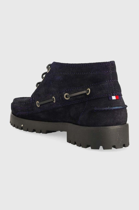 Obuća Cipele od brušene kože Tommy Hilfiger TH BOAT BOOT CLASSIC FM0FM04684 mornarsko plava