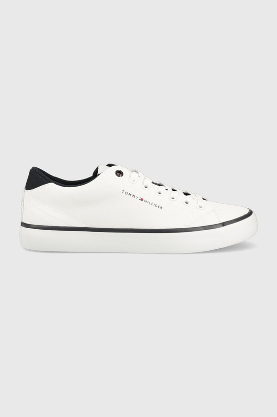 Tenisky Tommy Hilfiger TH HI VULC CORE LOW Planet friendly bílá FM0FM04685