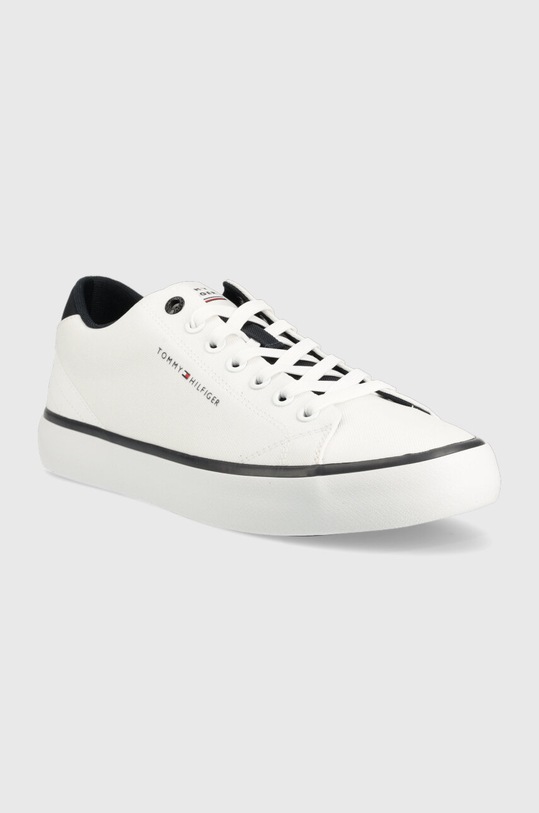 Tenisky Tommy Hilfiger TH HI VULC CORE LOW FM0FM04685 bílá AW23