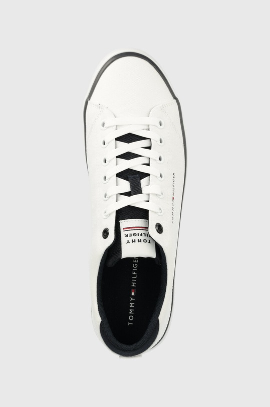 Tenisky Tommy Hilfiger TH HI VULC CORE LOW bílá FM0FM04685