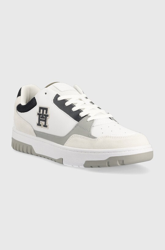 Αθλητικά Tommy Hilfiger TH BASKET STREET MIX FM0FM04695 λευκό AW23