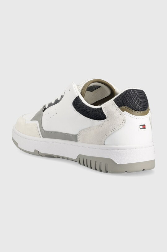 Παπούτσια Αθλητικά Tommy Hilfiger TH BASKET STREET MIX FM0FM04695 λευκό