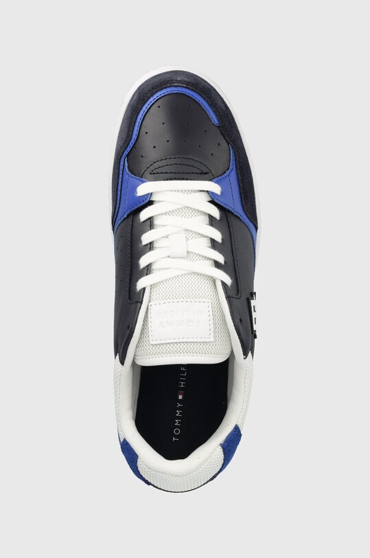 Tenisky Tommy Hilfiger TH BASKET STREET MIX námořnická modř FM0FM04695