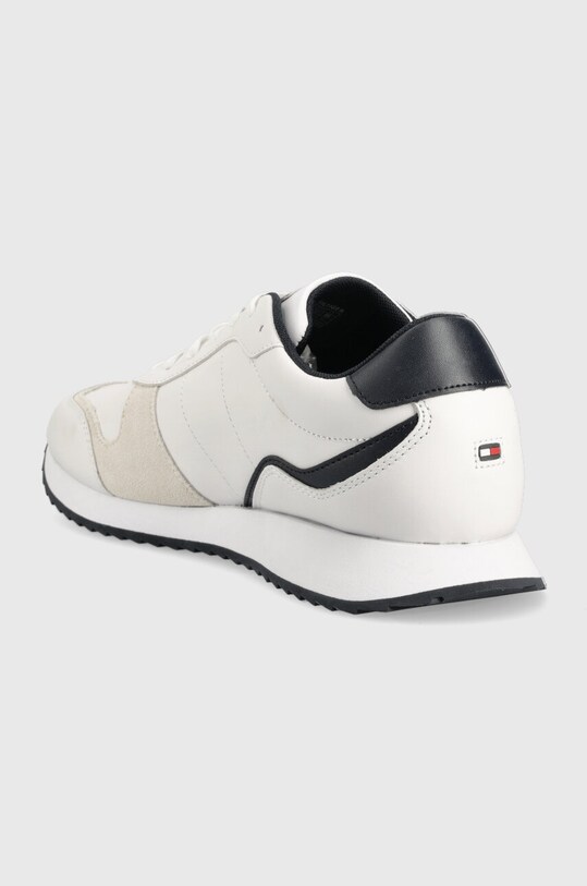 Παπούτσια Δερμάτινα αθλητικά παπούτσια Tommy Hilfiger RUNNER EVO LEATHER FM0FM04714 λευκό