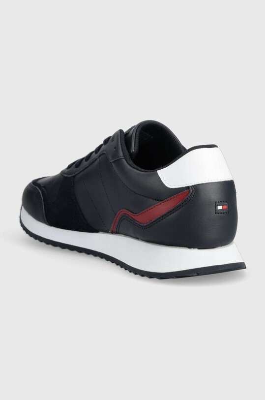 Παπούτσια Δερμάτινα αθλητικά παπούτσια Tommy Hilfiger RUNNER EVO LEATHER FM0FM04714 σκούρο μπλε