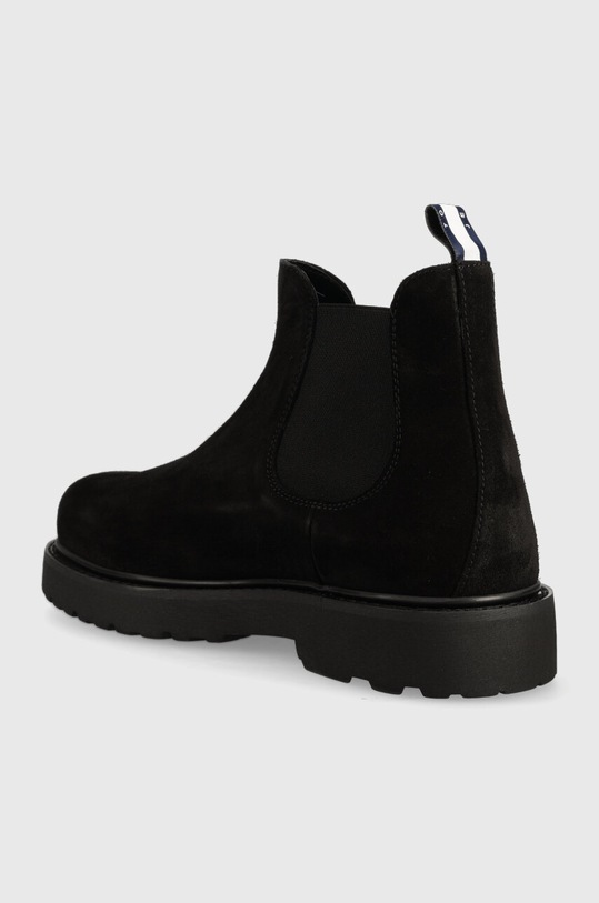 Încălțăminte Tommy Jeans botine din piele intoarsa TJM CHELSEA HIGH BOOT EM0EM01205 negru