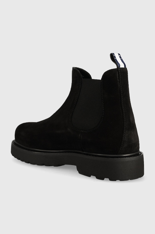 Încălțăminte Tommy Jeans botine din piele intoarsa TJM CHELSEA HIGH BOOT EM0EM01205 negru