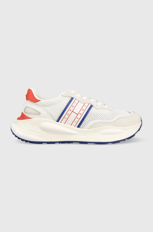 Αθλητικά Tommy Jeans TJM FASHION RUNNER υφασμάτινο λευκό EM0EM01221