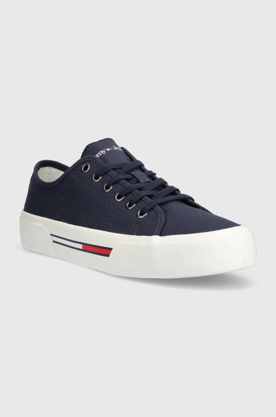 Tommy Jeans tenisówki CANVAS SNEAKER EM0EM01299 granatowy AW23
