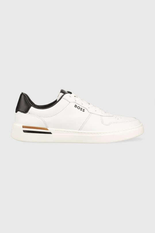 BOSS sneakersy skórzane Clint niska biały 50498894.140