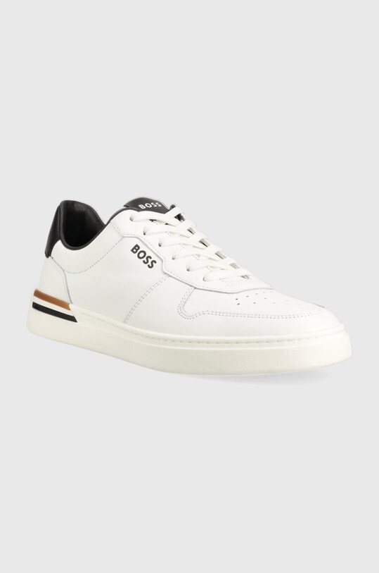 BOSS sneakersy skórzane Clint 50498894.140 biały AW23