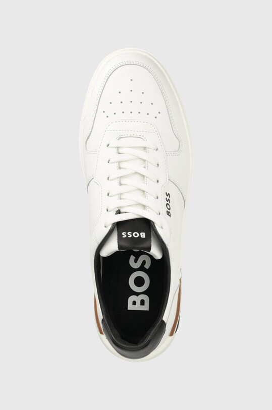 BOSS sneakersy skórzane Clint biały 50498894.140
