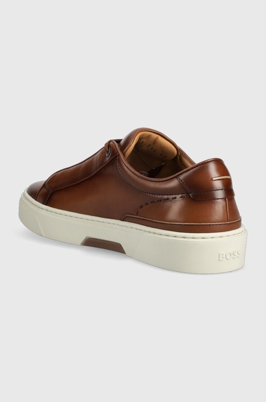 Obuv Kožené tenisky BOSS Gary 50499921.214 hnedá