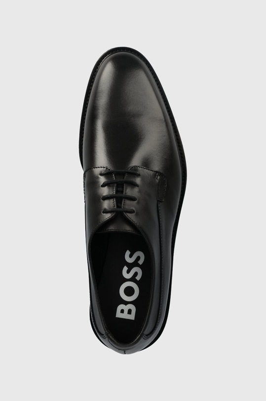 BOSS półbuty skórzane Larry-L czarny 50497778.001