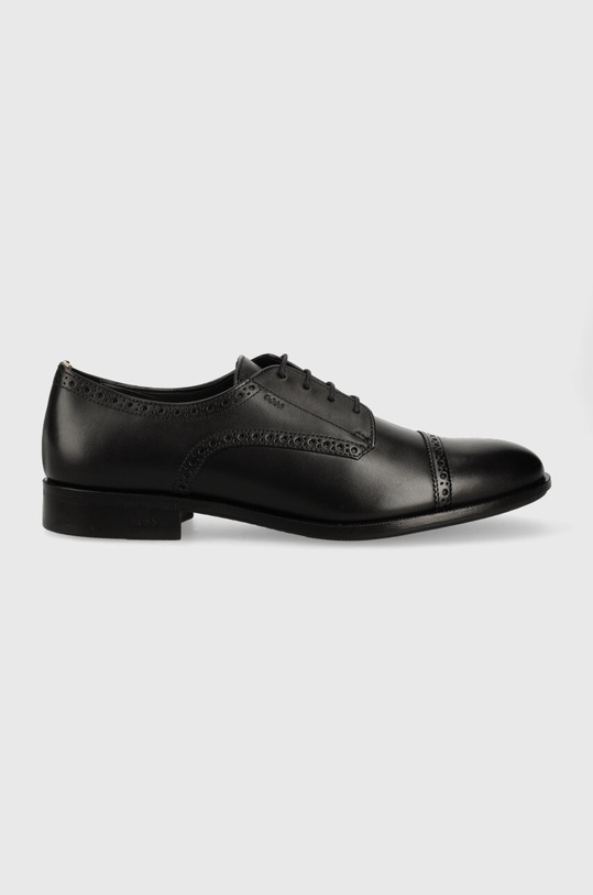 BOSS półbuty skórzane Colby eleganckie czarny 50498466.001