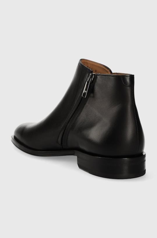 Încălțăminte BOSS ghete de piele Derrek 50499288.001 negru