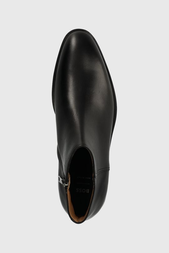 BOSS buty skórzane Derrek czarny 50499288.001