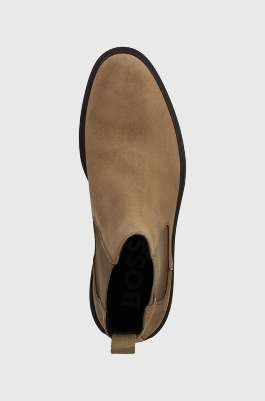 BOSS botine din piele intoarsa Calev bej 50497739.260