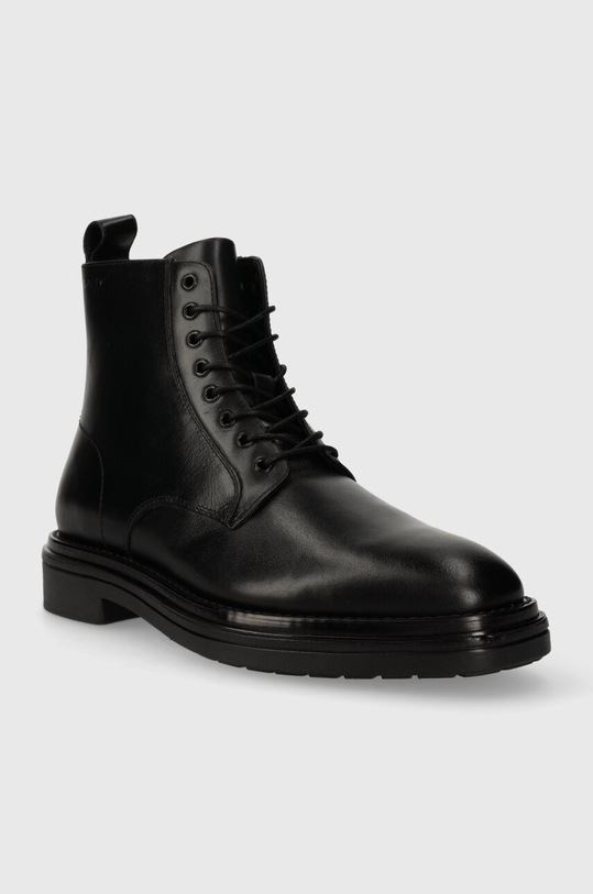 Δερμάτινα παπούτσια Gant Boggar 27641330.G00 μαύρο AW23