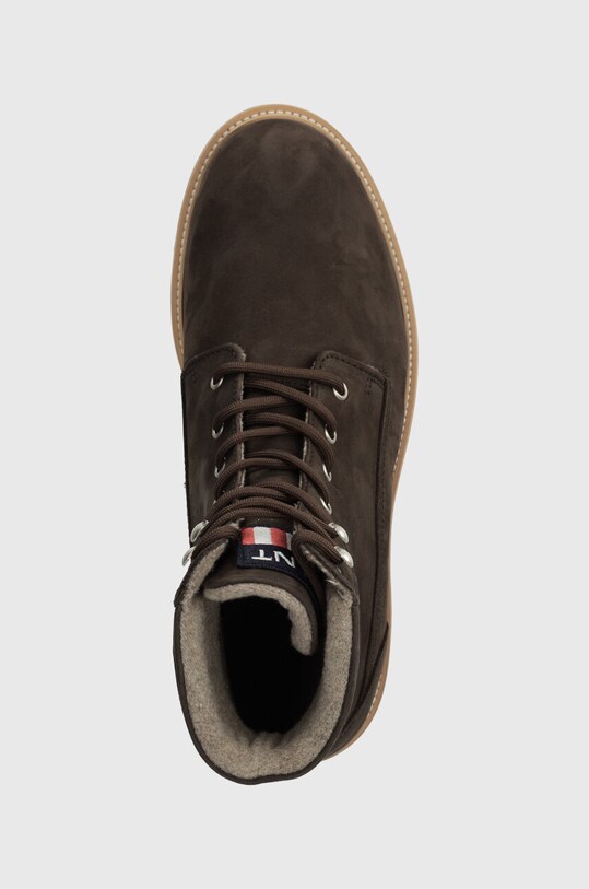 Gant cizme din piele intoarsa Palrock maro 27641364.G46