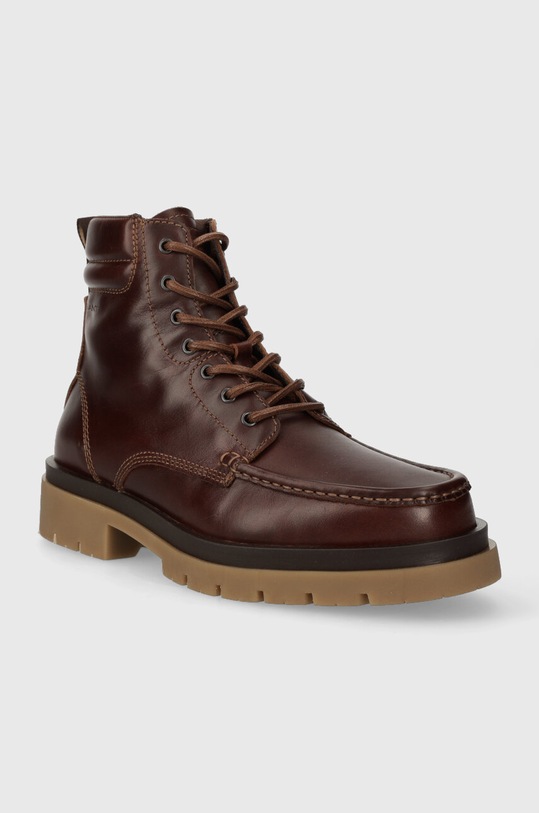 Gant bocanci de piele Zeamee 27641435.G45 maro AW23