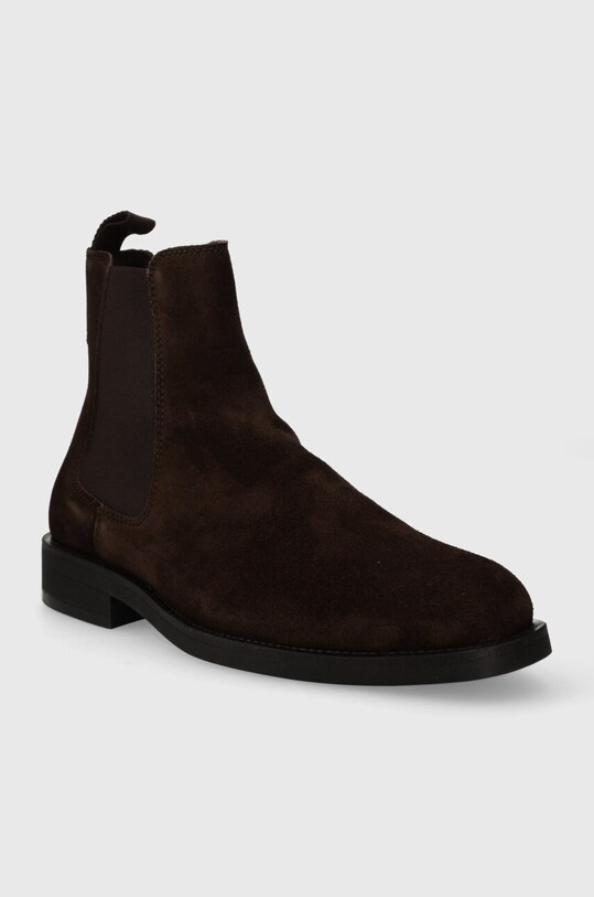 Gant botine din piele intoarsa Rizmood 27653438.G46 maro AW23