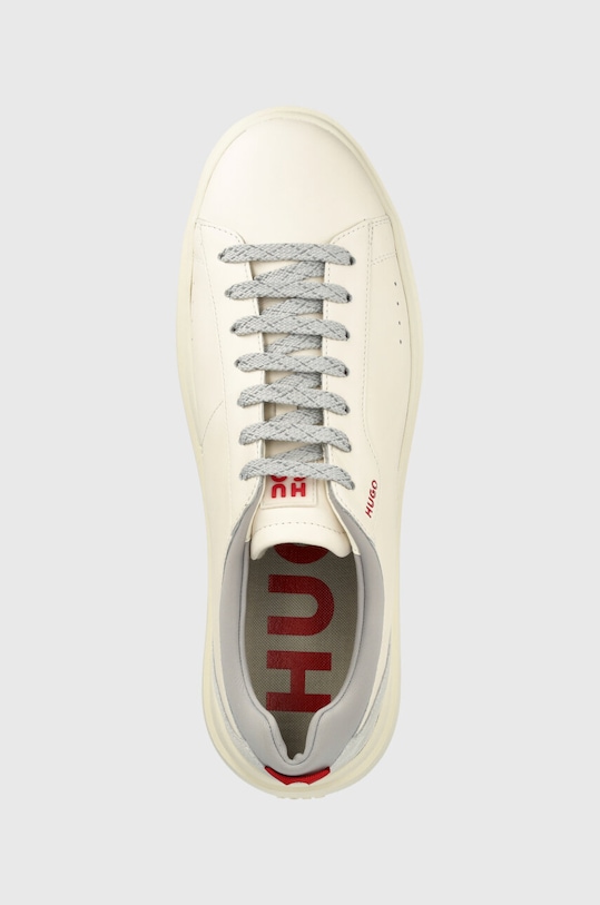 HUGO sneakersy skórzane Blake szary 50498479.124