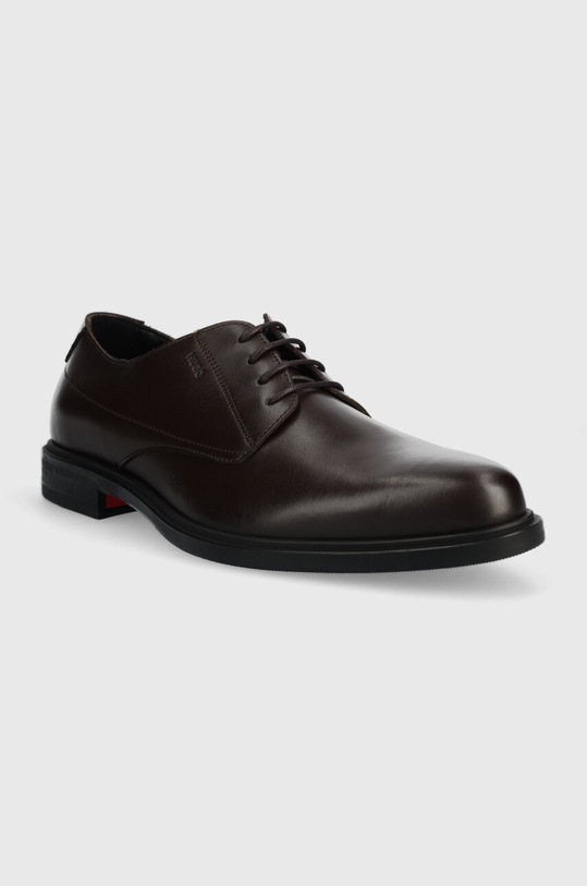 HUGO pantofi de piele Kerr 50497869.201 maro AW23