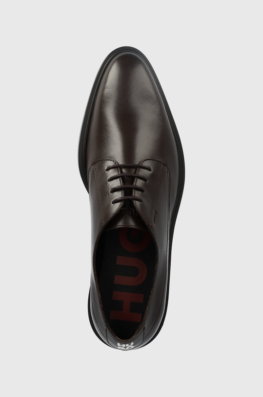 HUGO pantofi de piele Kerr maro 50497869.201