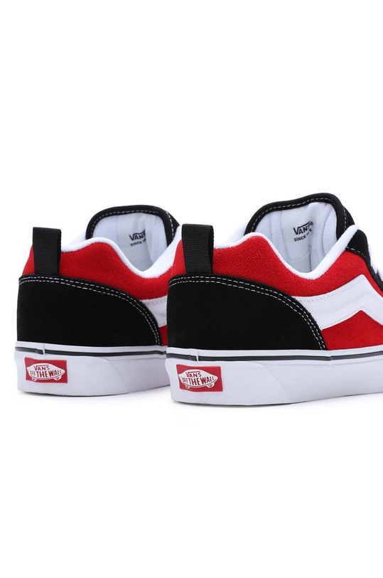 Obuwie Vans tenisówki zamszowe Knu Skool VN0009QC6RT1 czerwony