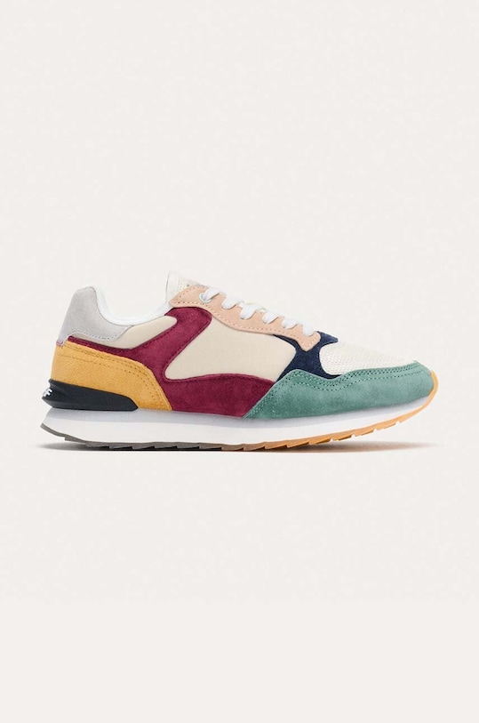 Hoff sneakers MONTREAL MAN piele întoarsă multicolor 22302612