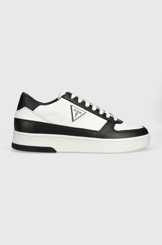 Guess sneakersy SILEA imitacja skóry licowej biały FM7SIL.LEA12.WHBLA