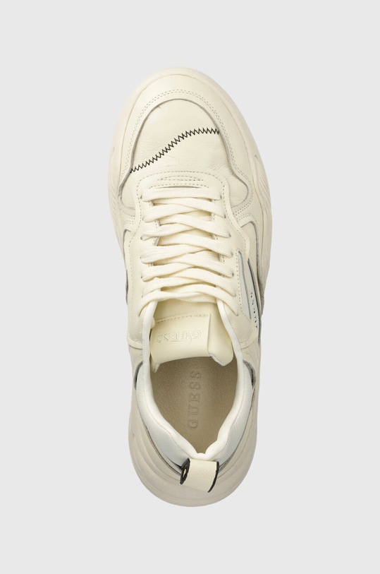 Guess sneakersy BASSANO beżowy FM5BSN.LEA12.IVORY
