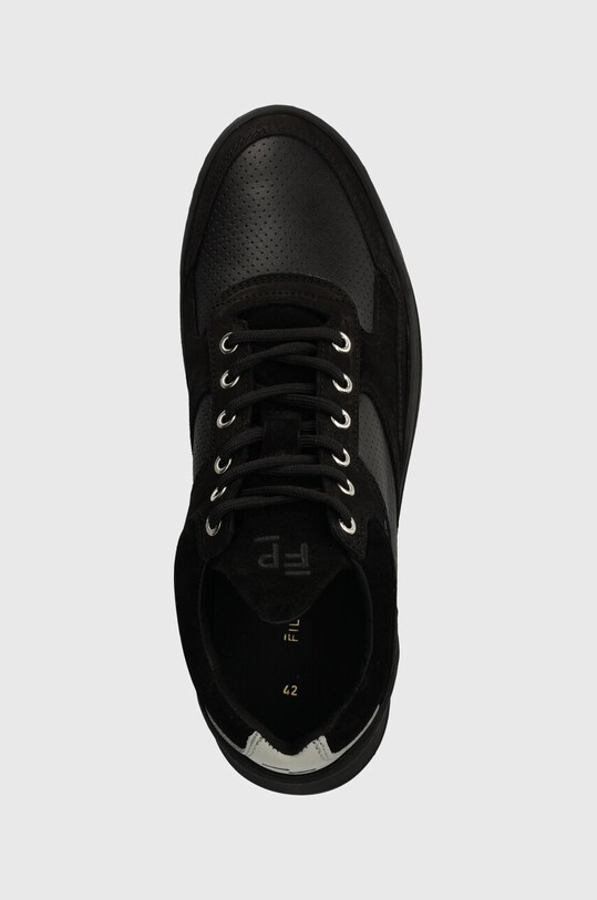 Filling Pieces sneakers din piele Low top Ghost Paneled negru 10120631284