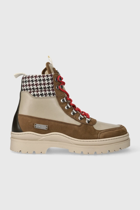 Кожаные ботинки Filling Pieces Mountain Boot Quartz casual коричневый 63333361933