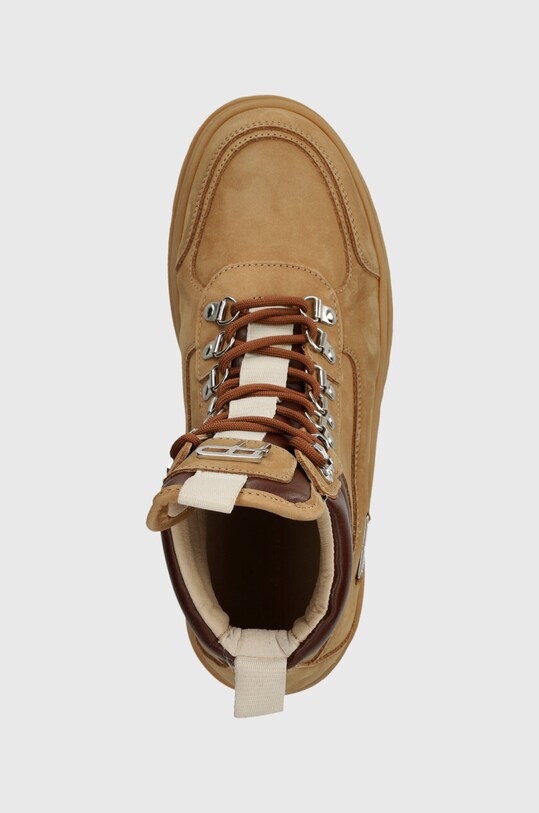 Замшеві кросівки Filling Pieces Mountain Boot Quartz коричневий 63333369985