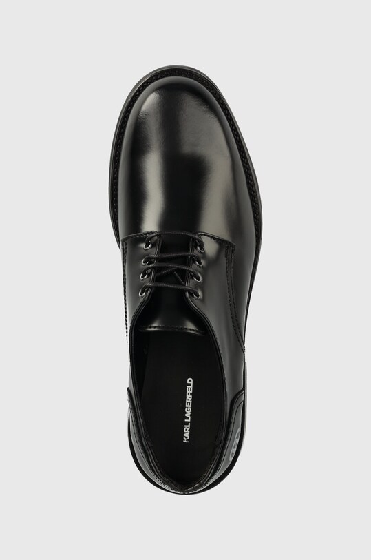 Шкіряні туфлі Karl Lagerfeld KRAFTMAN чорний KL11423.000