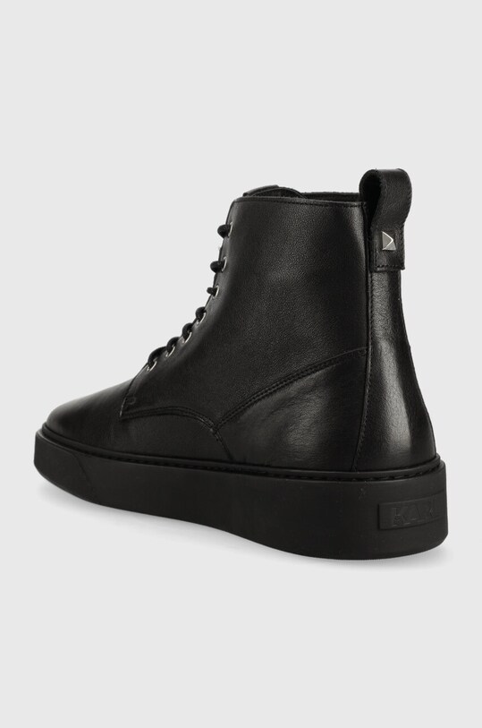 Обувки Кожени обувки Karl Lagerfeld FLINT KL53350.000 черен
