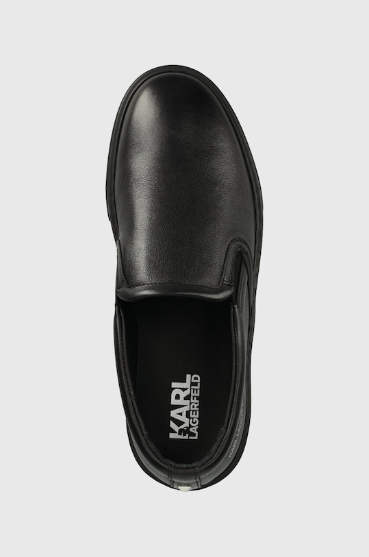 Kožené tenisky Karl Lagerfeld FLINT černá KL53310.000