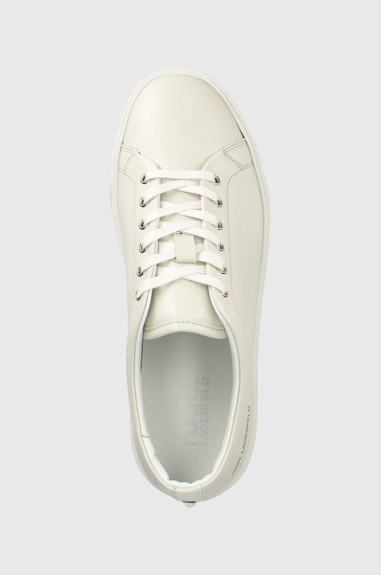 Кожаные кроссовки Karl Lagerfeld FLINT белый KL53320.0T1