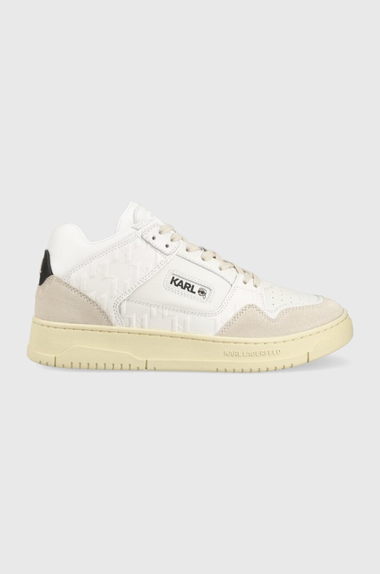 Karl Lagerfeld sportcipő KREW nappa bőr fehér KL53030.011