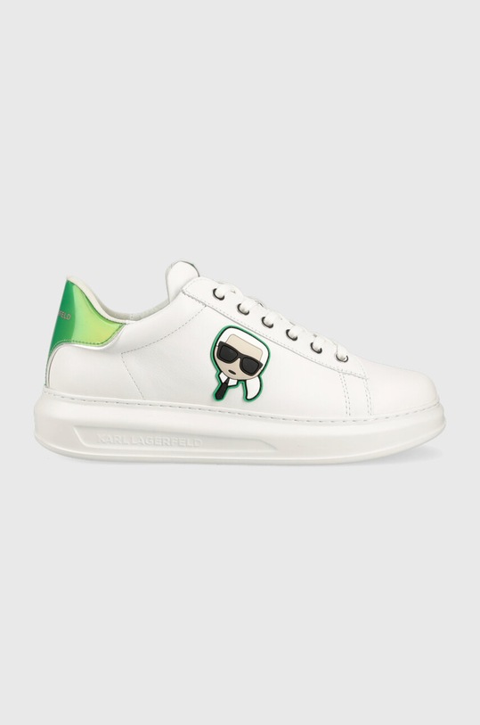 Karl Lagerfeld sneakersy skórzane KAPRI MENS Planet friendly biały KL52530G.01F