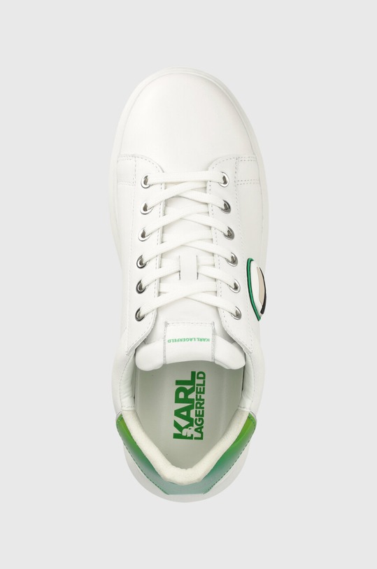 Karl Lagerfeld sneakersy skórzane KAPRI MENS biały KL52530G.01F