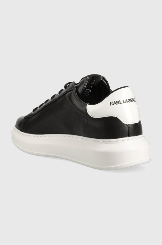 Obuwie Karl Lagerfeld sneakersy skórzane KAPRI MENS KL52515A.000 czarny